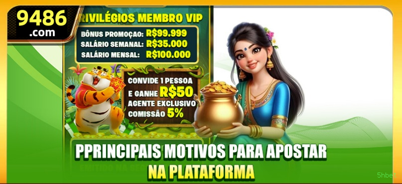 Bônus exclusivos membros VIP 5hbet